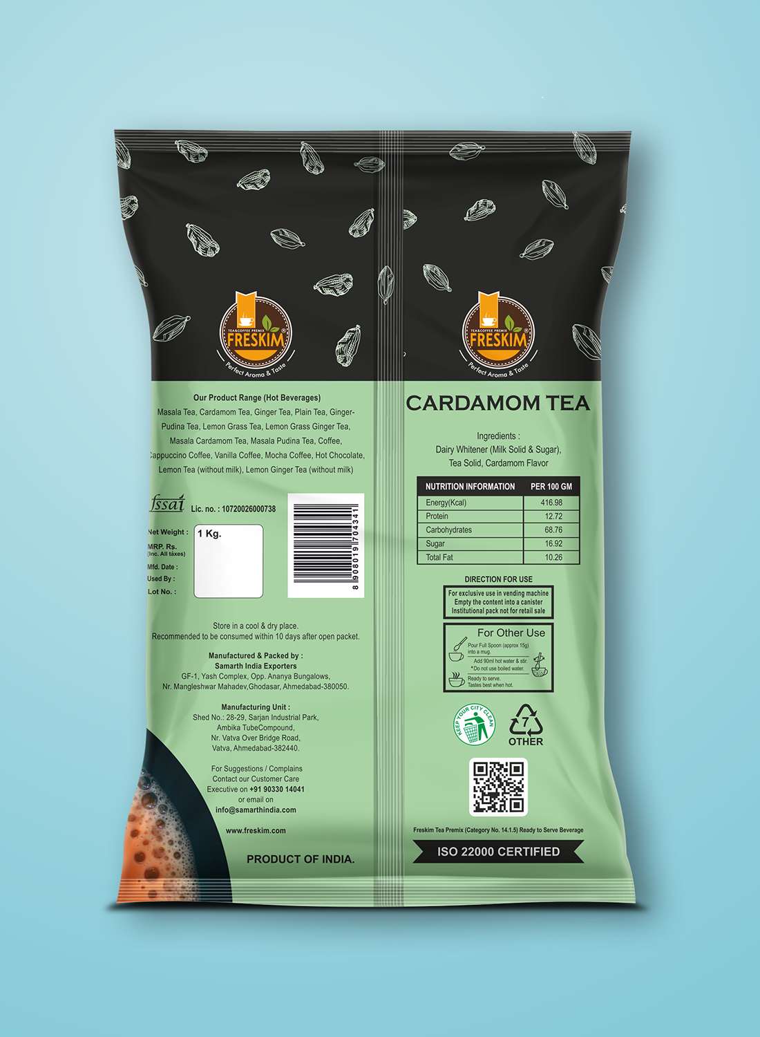No Added Sugar Cardamom Tea - Image 2