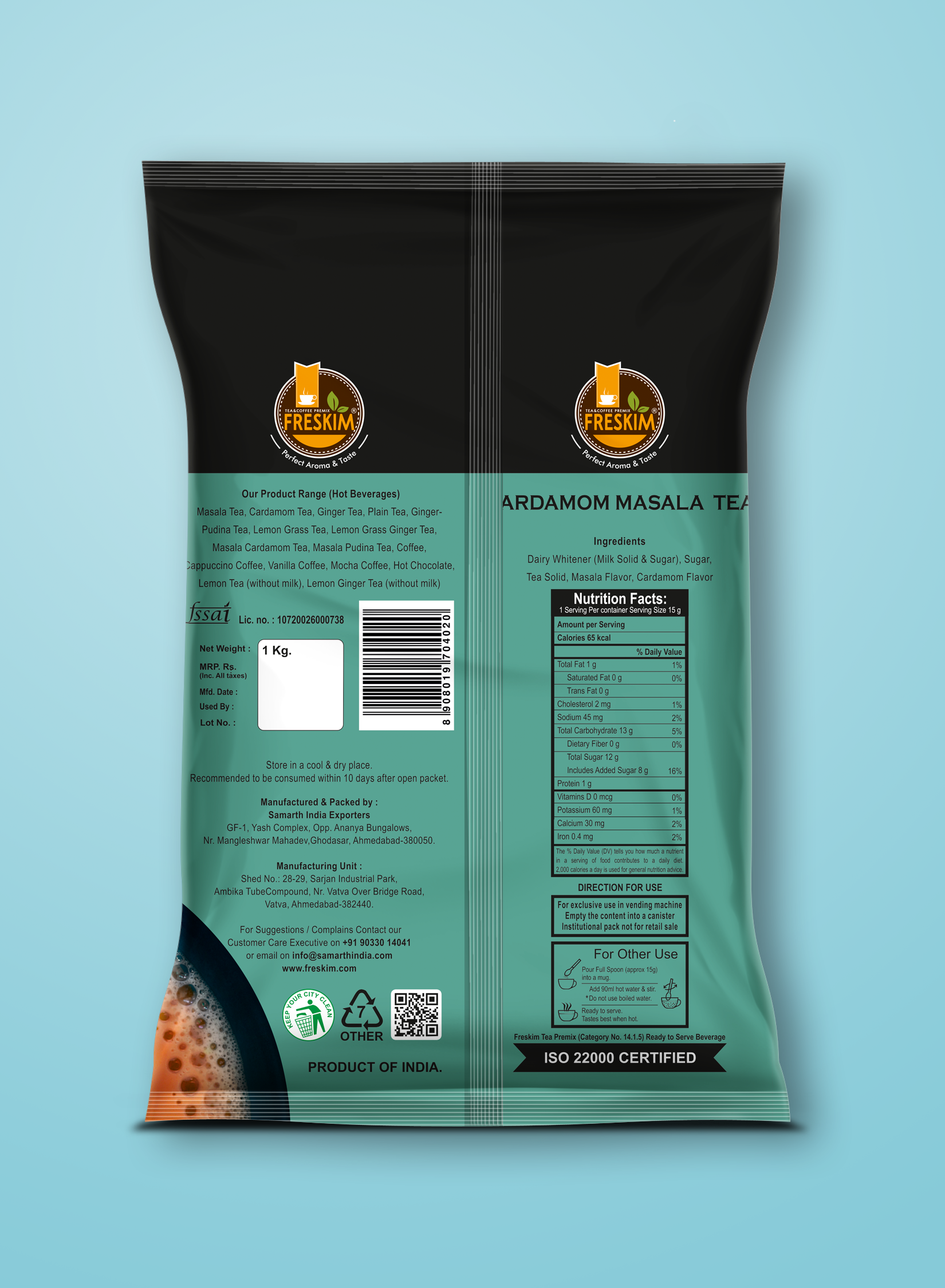 Classic Cardamom Masala Tea Premix - Image 2