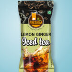 lemon ginger iced tea front