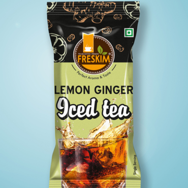 lemon ginger iced tea front