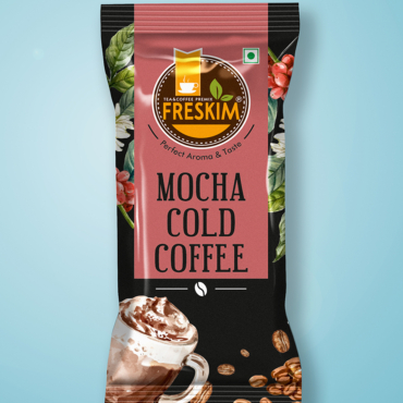 mocha cold coffee front